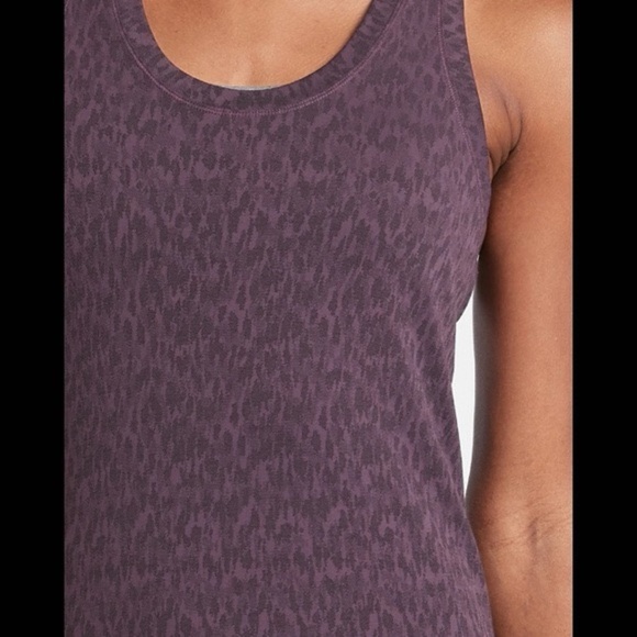 Athleta Tank Top Women’s Size Medium Dark Purple Camo‎ Momentum Seamless Top - Picture 5 of 12